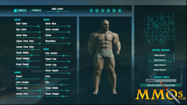 Ark-Survival-Evolved-character-creation