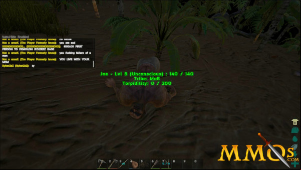 Ark-Survival-Evolved-unconscious-player