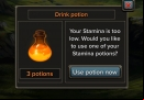 Evoker-drink-potion