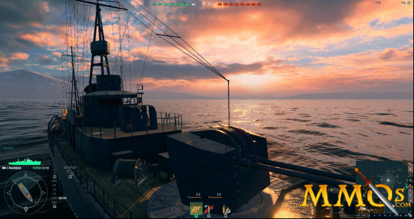 World-of-Warships-sunset