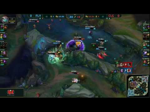 Huhi does a t Jack QSS in CLG vs FlyQuest