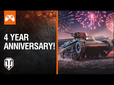 Console - World of Tanks: 4 Year Anniversary!