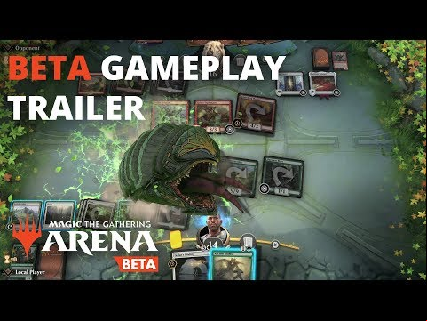 Magic: The Gathering Arena - Beta Gameplay Trailer (Official)