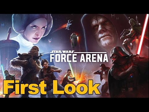 Star Wars Force Arena Gameplay First Look (Mobile Arena Game)