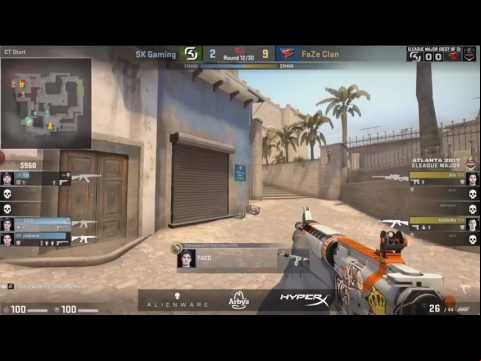 FaZe fakes SK to win a 2v3 situation - ELEAGUE Major