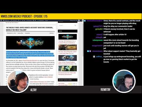 mmos.horseracingexpert.net Podcast – Episode 175 - Korea Criminalize Boosting, Atlas, Valve, &amp; More