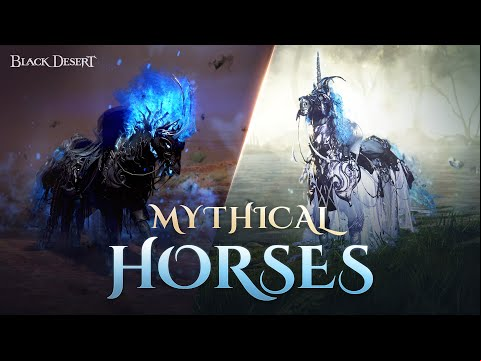 Mythical Horses &amp; New Horse Gear | Black Desert Console