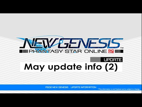 PSO2 NEW GENESIS May Updates (2) Introduction Video