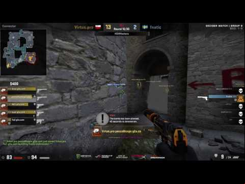 VP pasha knifes fnatic flusha - DreamHack Masters Las Vegas 2017