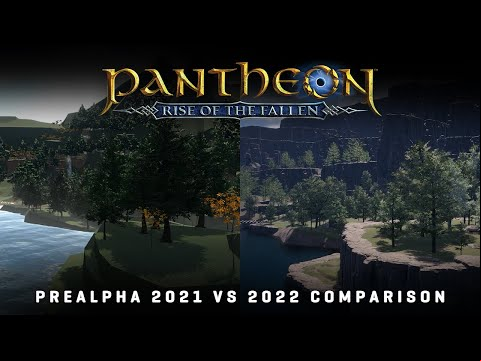 Pantheon: Rise of the Fallen - PreAlpha 2021 vs 2022 Comparison