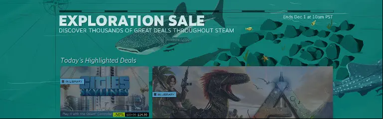 steamexplorationsale
